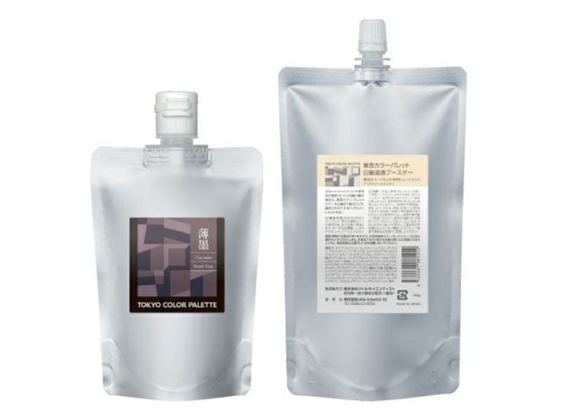 【白髪ぼかしセット】東京カラーパレット 【薄墨（うすずみ）】＆【白髪浸透ブースター】セット